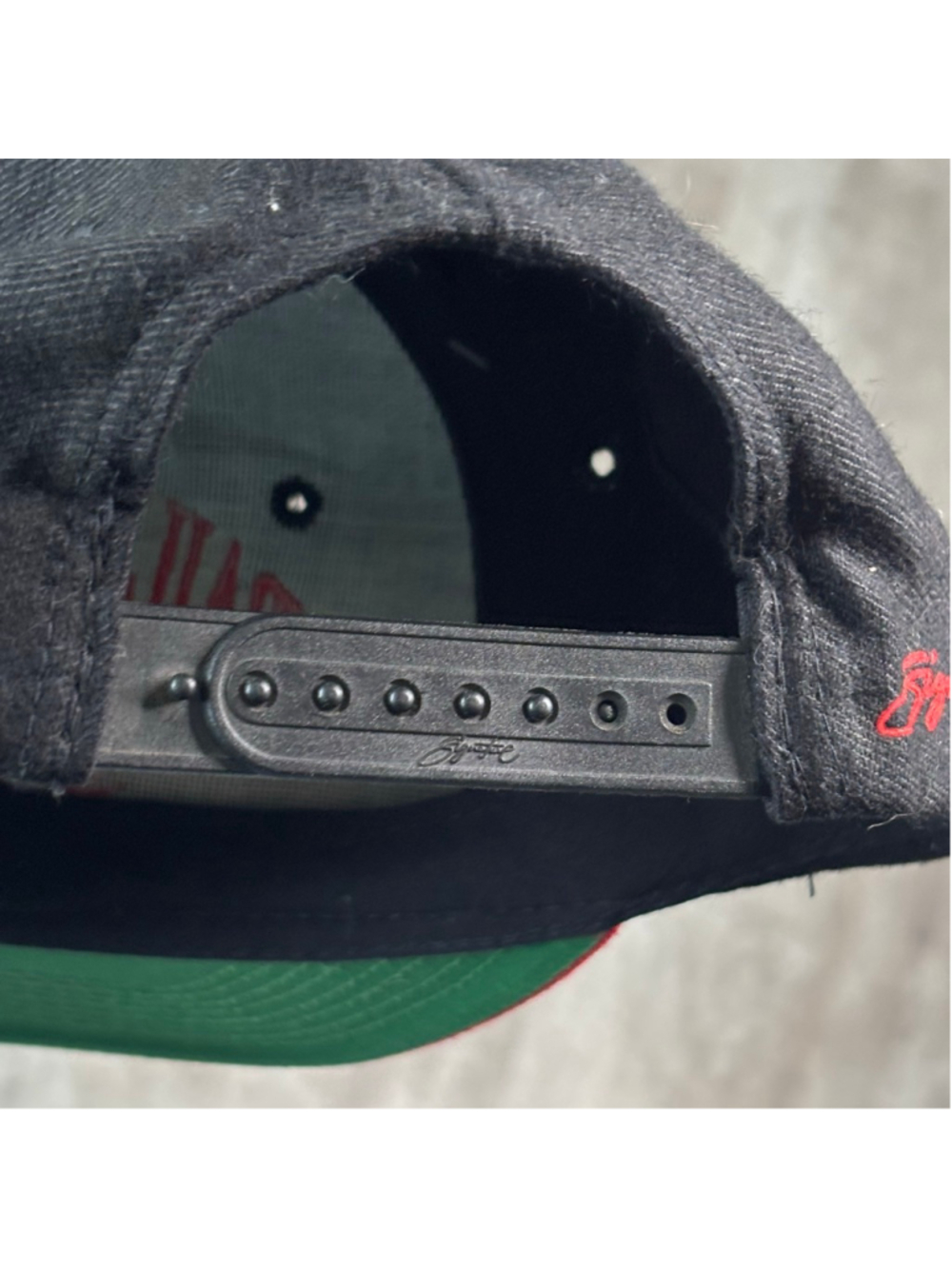 Vintage Portland Trailblazers Signature SnapBack Hat Black NWT - Picture 5 of 7